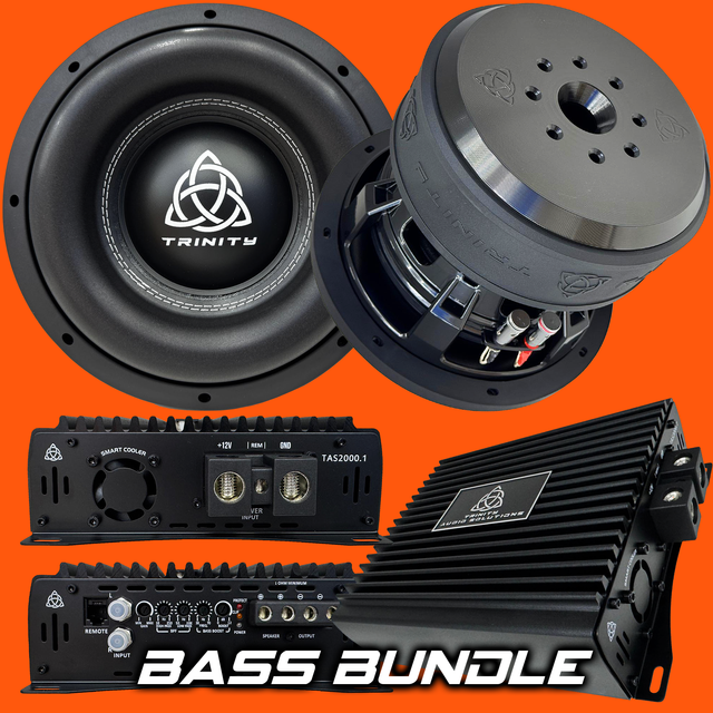 Trinity Single 10" M Series Bass Package with Trinity 2,000 Watt Amplifier